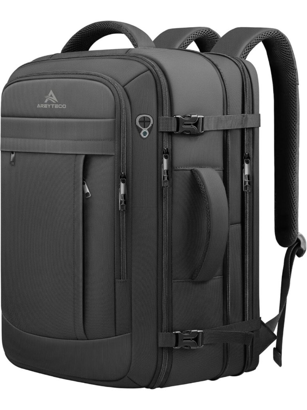 Expandable Travel Backpack - Large Carry-On, Airline Approved, Perfect for Men